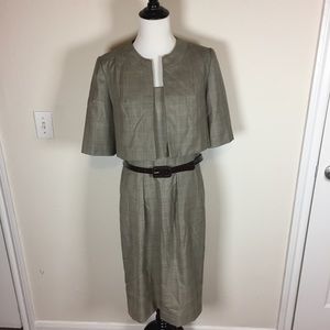 2pc Calvin Klein Soft Plaid Dress Suit